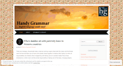 Desktop Screenshot of handygrammar.com